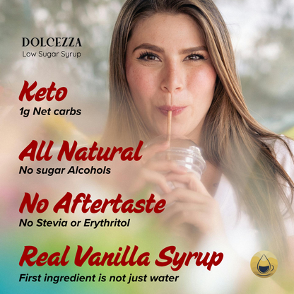 Keto Vanilla Simple Syrup Allulose based No chemicals